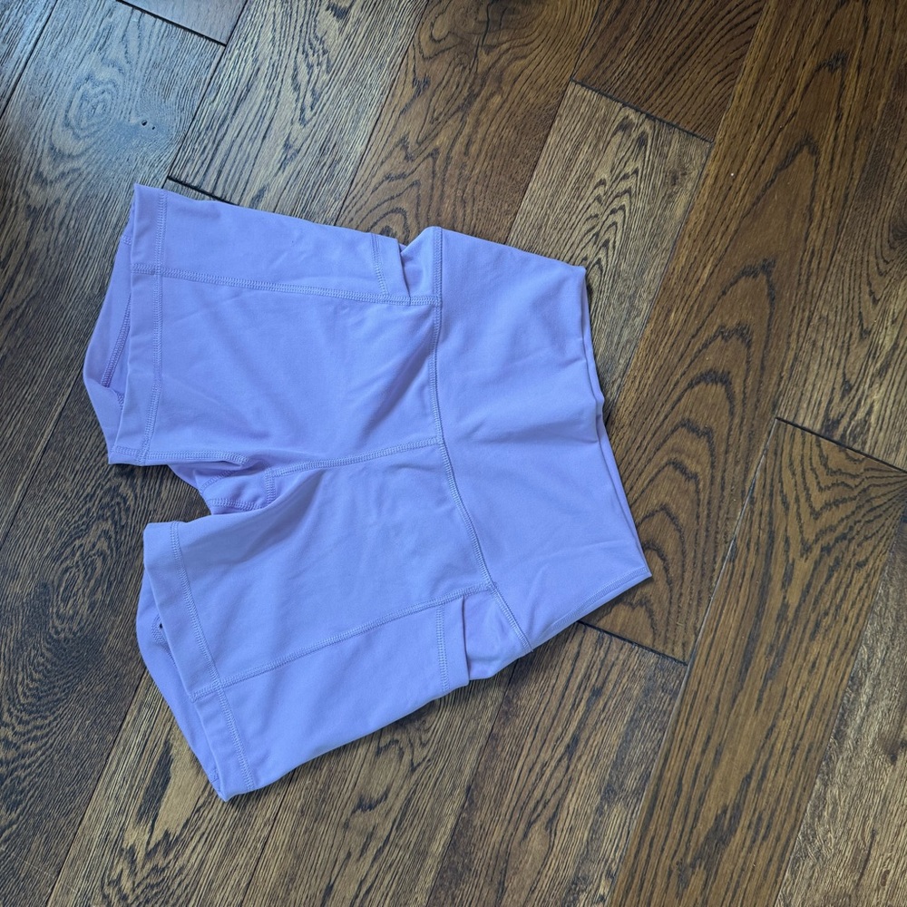 Yogalicious Women's Athletic Shorts in Light Purple